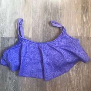 Purple bikini top size small
